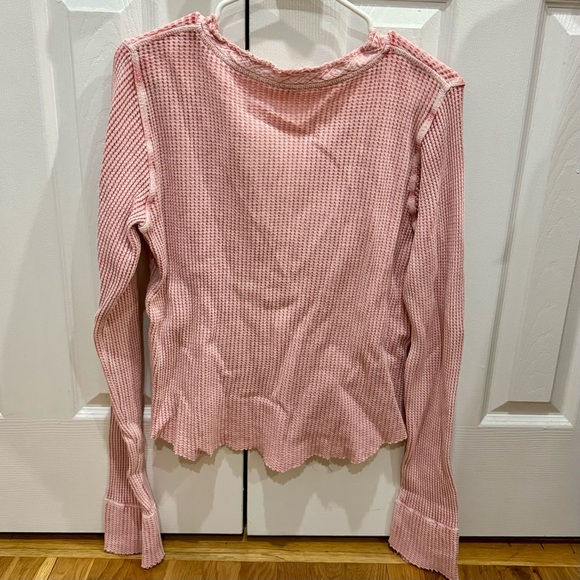 Free People Colt thermal henley, size L, VGUC - Picture 5 of 6
